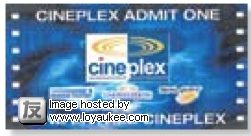Cineplex Admit One